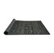 Thickness of Contemporary Charcoal Black Persian Rug, con1291