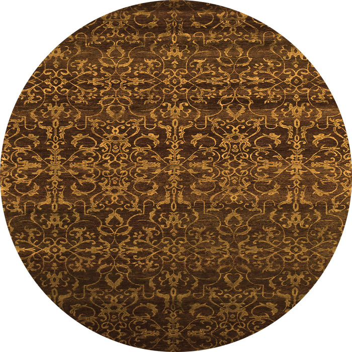 Machine Washable Persian Orange Bohemian Area Rugs, wshcon1291org