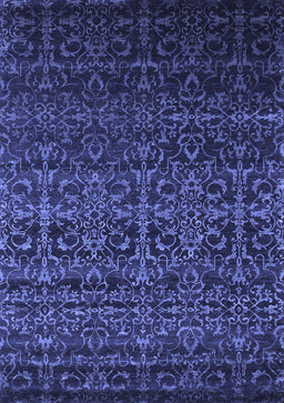 Persian Blue Bohemian Rug, con1291blu