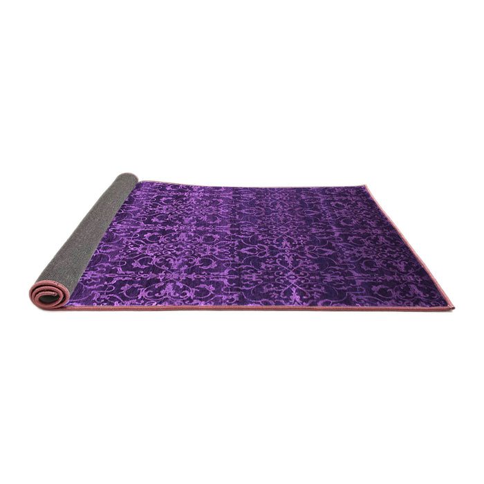 Sideview of Persian Purple Bohemian Rug, con1291pur