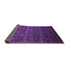 Sideview of Persian Purple Bohemian Rug, con1291pur