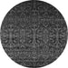 Machine Washable Persian Gray Bohemian Rug, wshcon1291gry