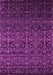Machine Washable Persian Pink Bohemian Rug, wshcon1291pnk