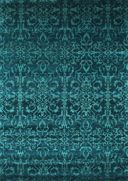Persian Light Blue Bohemian Rug, con1291lblu
