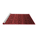 Bohemian Red Washable Rugs