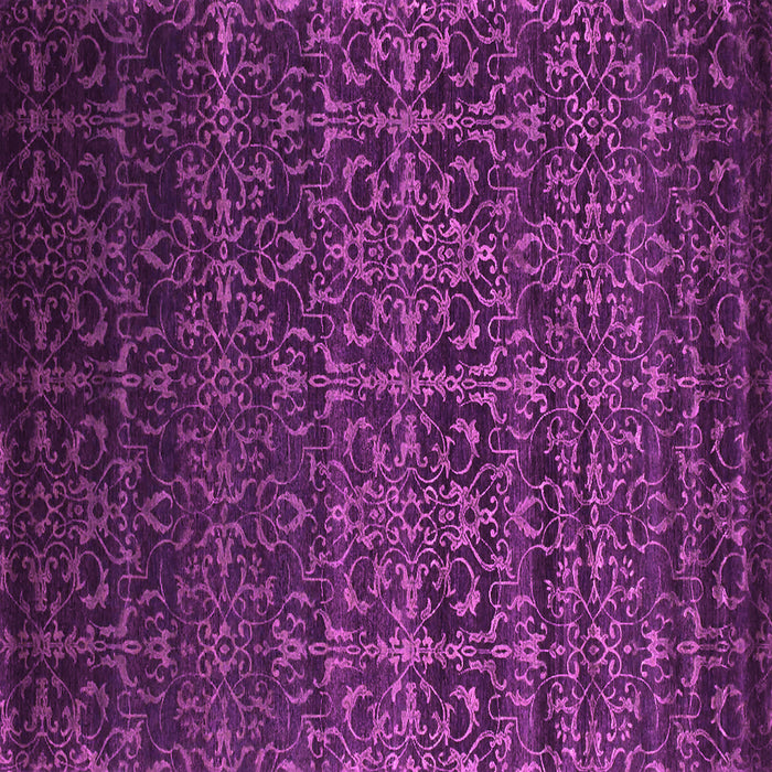 Square Machine Washable Persian Pink Bohemian Rug, wshcon1291pnk