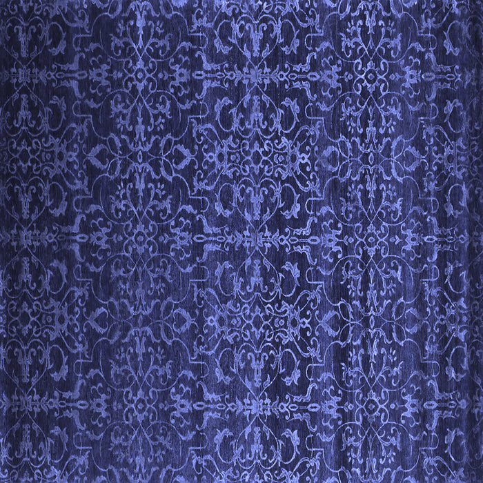 Square Persian Blue Bohemian Rug, con1291blu
