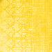 Square Solid Yellow Modern Rug, con1292yw