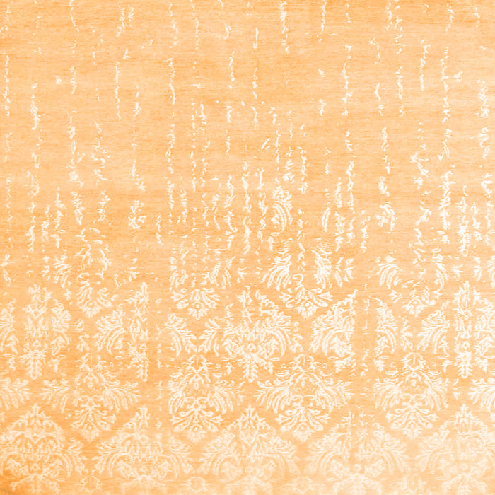 Serging Thickness of Solid Orange Modern Rug, con1292org