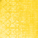 Square Machine Washable Solid Yellow Modern Rug, wshcon1292yw