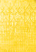 Solid Yellow Modern Rug, con1292yw