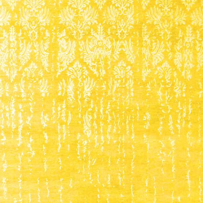 Solid Yellow Modern Rug, con1292yw