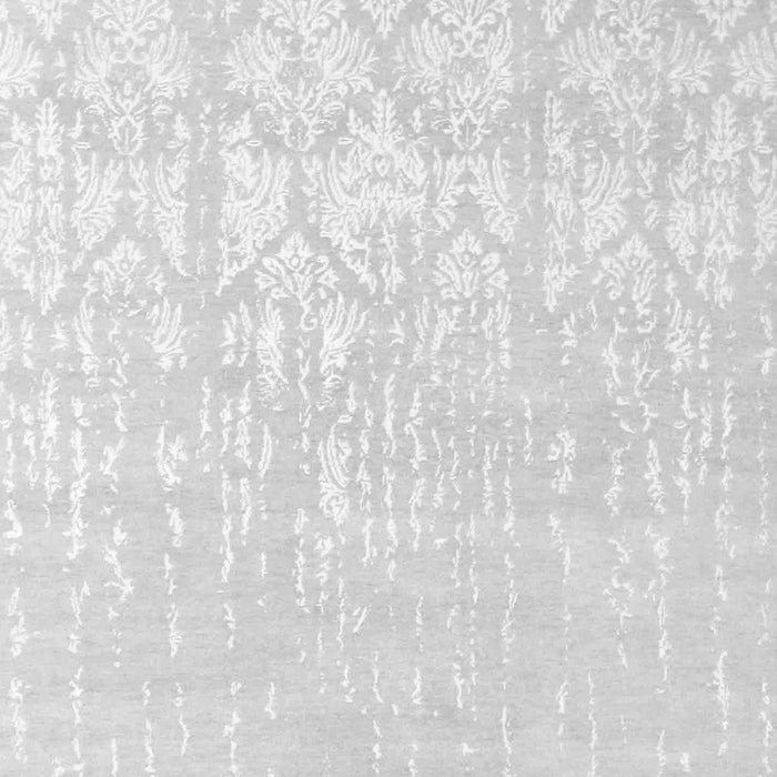 Serging Thickness of Machine Washable Solid Gray Modern Rug, wshcon1292gry