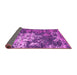 Sideview of Abstract Pink Contemporary Rug, con1293pnk