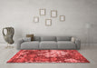 Contemporary Red Washable Rugs