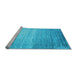 Sideview of Machine Washable Abstract Light Blue Contemporary Rug, wshcon1294lblu