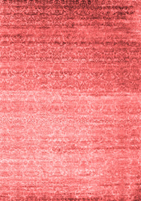 Abstract Red Contemporary Rug, con1294red