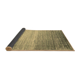 Sideview of Abstract Brown Contemporary Rug, con1294brn