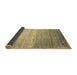 Sideview of Abstract Brown Contemporary Rug, con1294brn