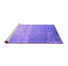 Sideview of Machine Washable Abstract Purple Contemporary Area Rugs, wshcon1294pur