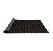 Thickness of Contemporary Black Modern Rug, con1295