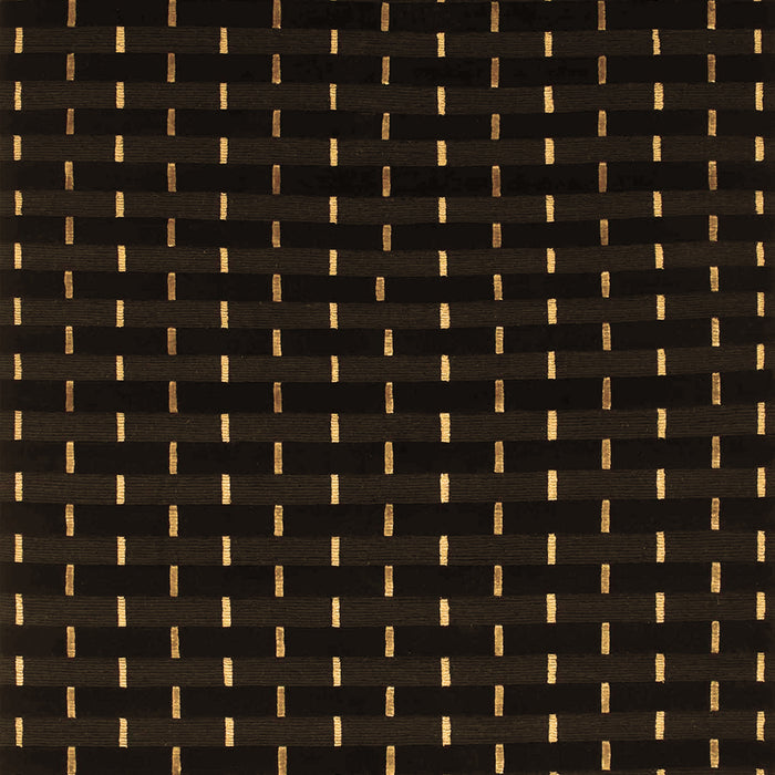 Machine Washable Abstract Brown Contemporary Rug, wshcon1295brn