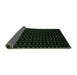 Sideview of Abstract Emerald Green Contemporary Rug, con1295emgrn