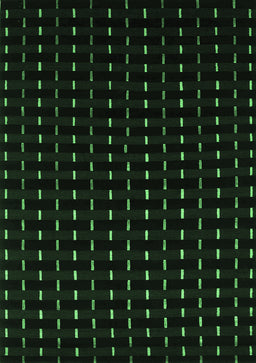 Abstract Emerald Green Contemporary Rug, con1295emgrn