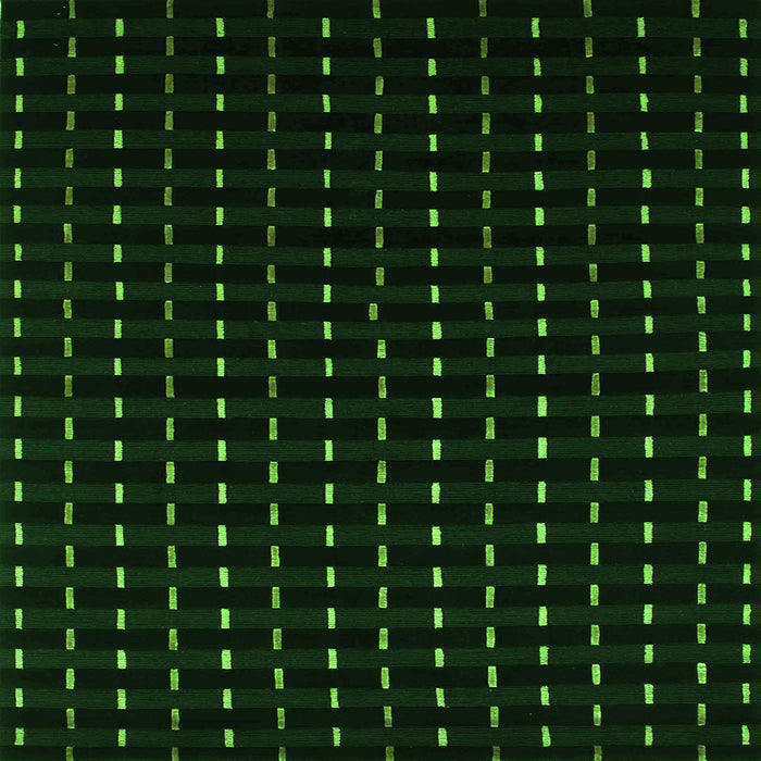 Serging Thickness of Abstract Green Contemporary Rug, con1295grn