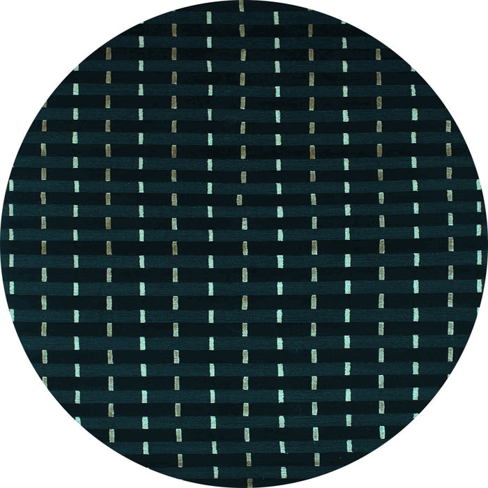 Round Machine Washable Abstract Light Blue Contemporary Rug, wshcon1295lblu