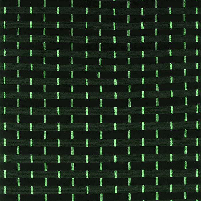 Machine Washable Abstract Emerald Green Contemporary Area Rugs, wshcon1295emgrn