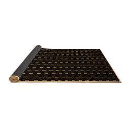 Sideview of Abstract Brown Contemporary Rug, con1295brn