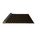 Sideview of Abstract Brown Contemporary Rug, con1295brn