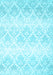 Abstract Light Blue Contemporary Rug, con1296lblu