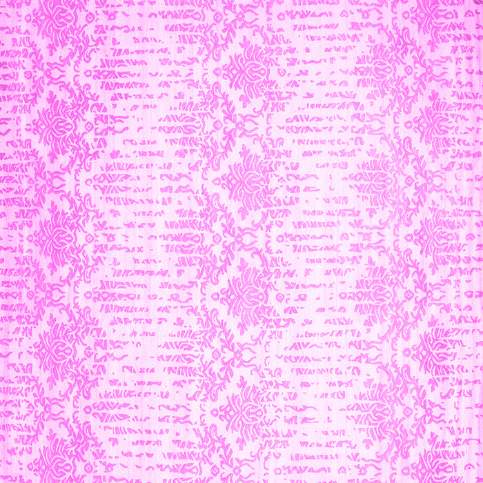 Square Machine Washable Abstract Pink Contemporary Rug, wshcon1296pnk