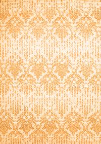 Abstract Orange Contemporary Rug, con1296org