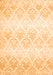 Abstract Orange Contemporary Rug, con1296org