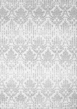 Abstract Gray Contemporary Rug, con1296gry