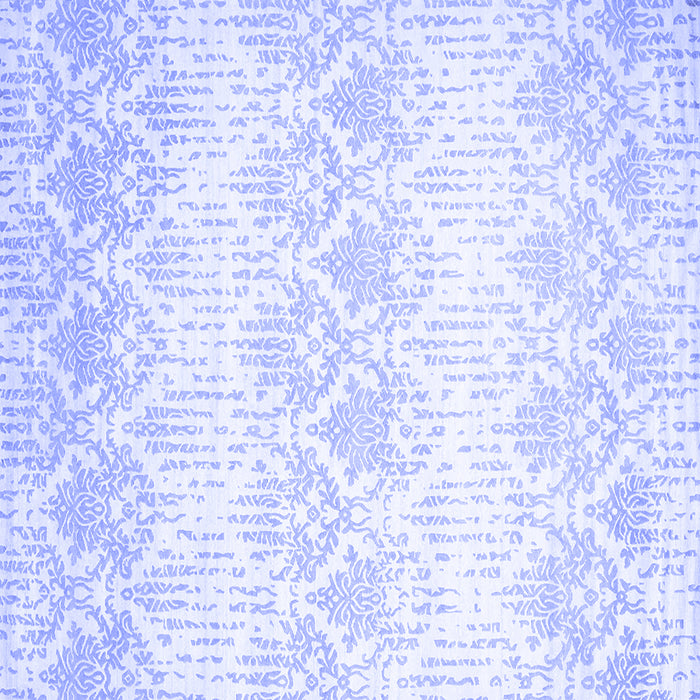 Square Abstract Blue Contemporary Rug, con1296blu