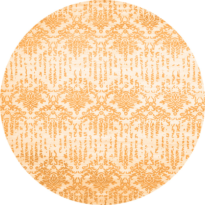 Machine Washable Abstract Orange Contemporary Area Rugs, wshcon1296org