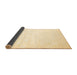 Sideview of Solid Brown Modern Rug, con1297brn