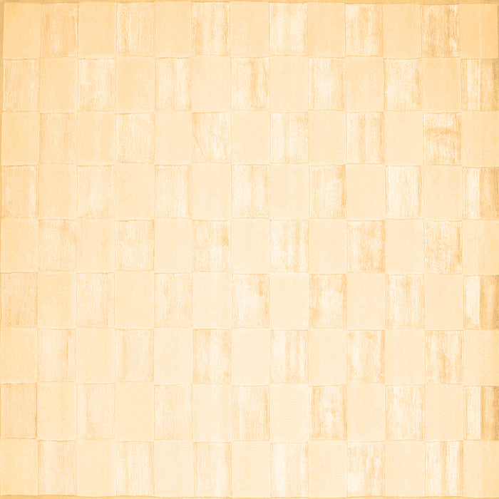 Square Machine Washable Solid Brown Modern Rug, wshcon1297brn