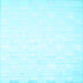 Square Solid Light Blue Modern Rug, con1297lblu