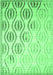 Solid Emerald Green Modern Rug, con1298emgrn