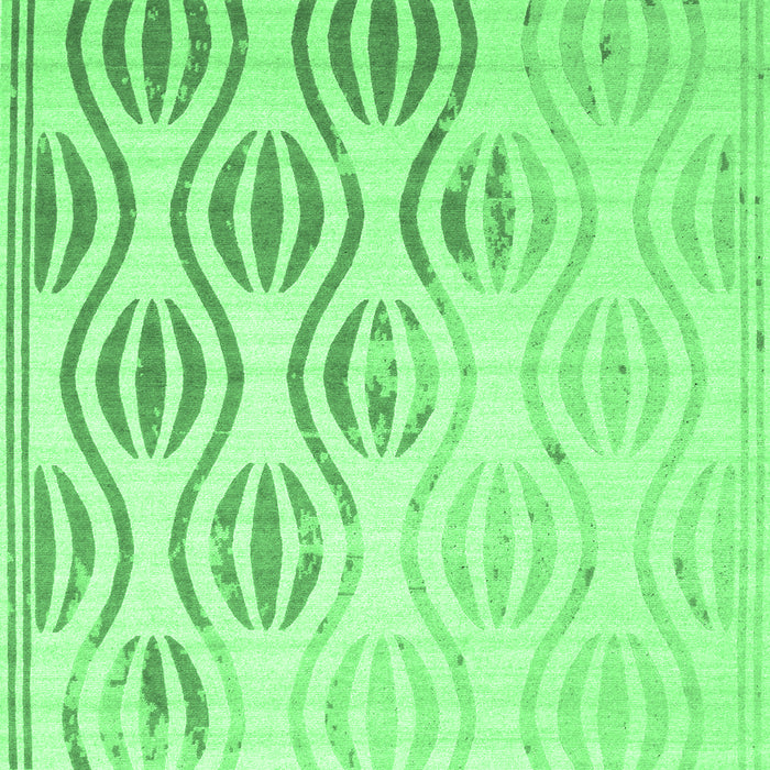 Solid Emerald Green Modern Rug, con1298emgrn
