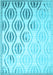 Solid Light Blue Modern Rug, con1298lblu