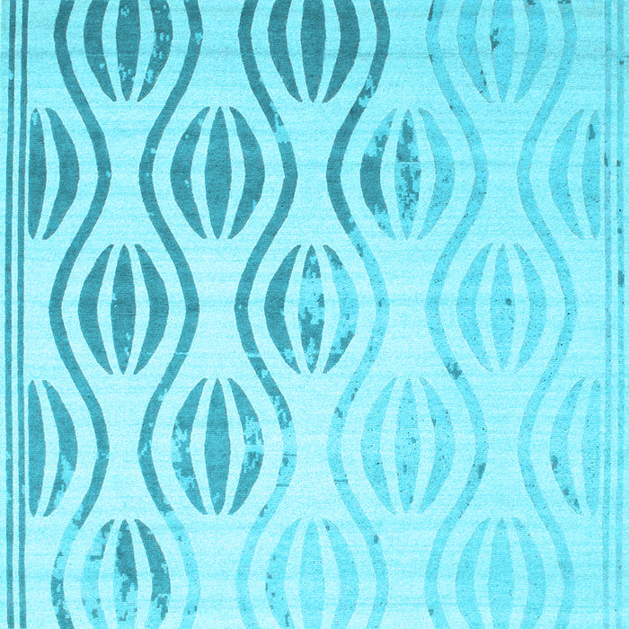 Machine Washable Solid Light Blue Modern Rug, wshcon1298lblu