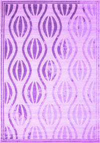 Solid Purple Modern Rug, con1298pur