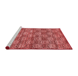 Contemporary Red Washable Rugs
