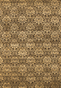 Abstract Brown Contemporary Rug, con1299brn